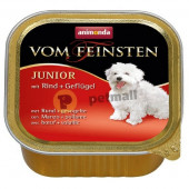 Пастет за куче VON FEINSTER JUNIOR 150гр. телешко и птиче месо за подрастващи кучета, над 35 дни